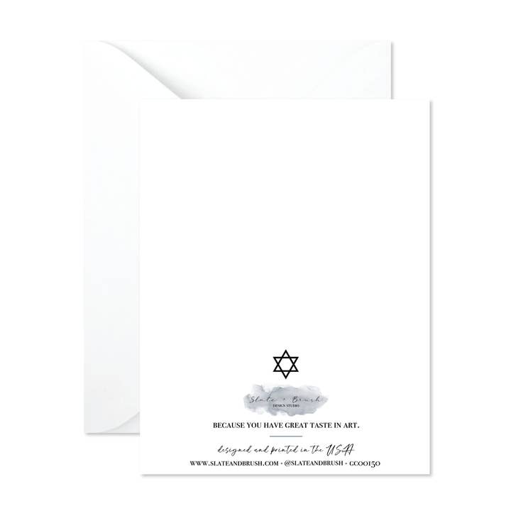 Slate + Brush Design Studio - Venta al por mayor Tarjetas de bar mitzvá o bat mitzvá - Tarjeta de bar y bat mitzvah de Corgi, tarjetas judías, mitzvá para perros4