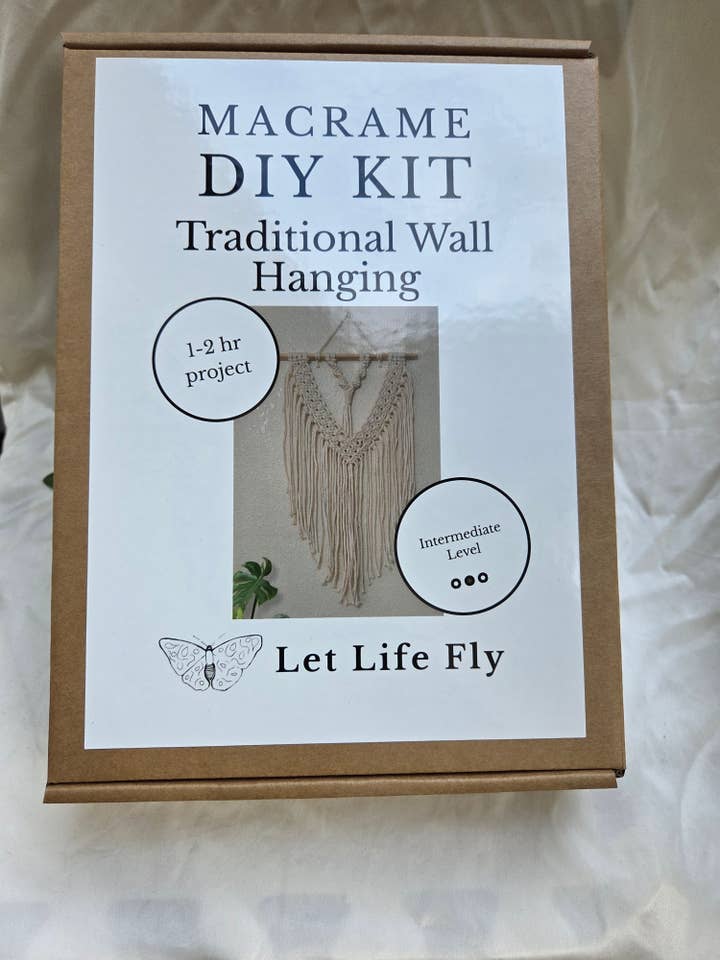 Traditional Wall Hanging DIY Kit - Intermediate Beginners for wholesale by Let Life Fly