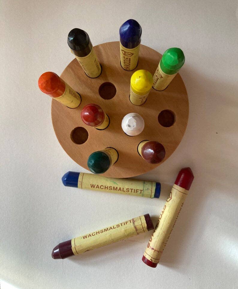 Troyohouse – wholesale Crayons – Child & baby – Handmade Stockmar Wooden Crayon Holder -Waldorf - Montessori10