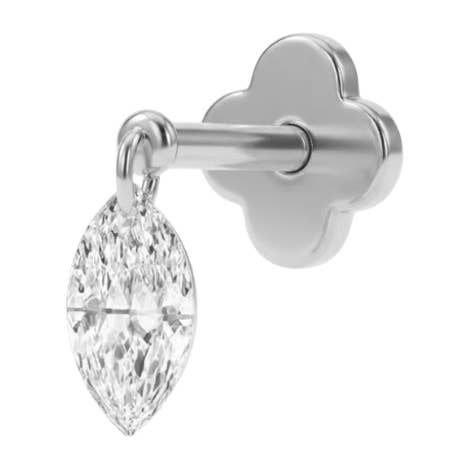 Gocciolamento di ghiaccio schiena piatta Argento per la vendita all'ingrosso da parte di Smoothie London