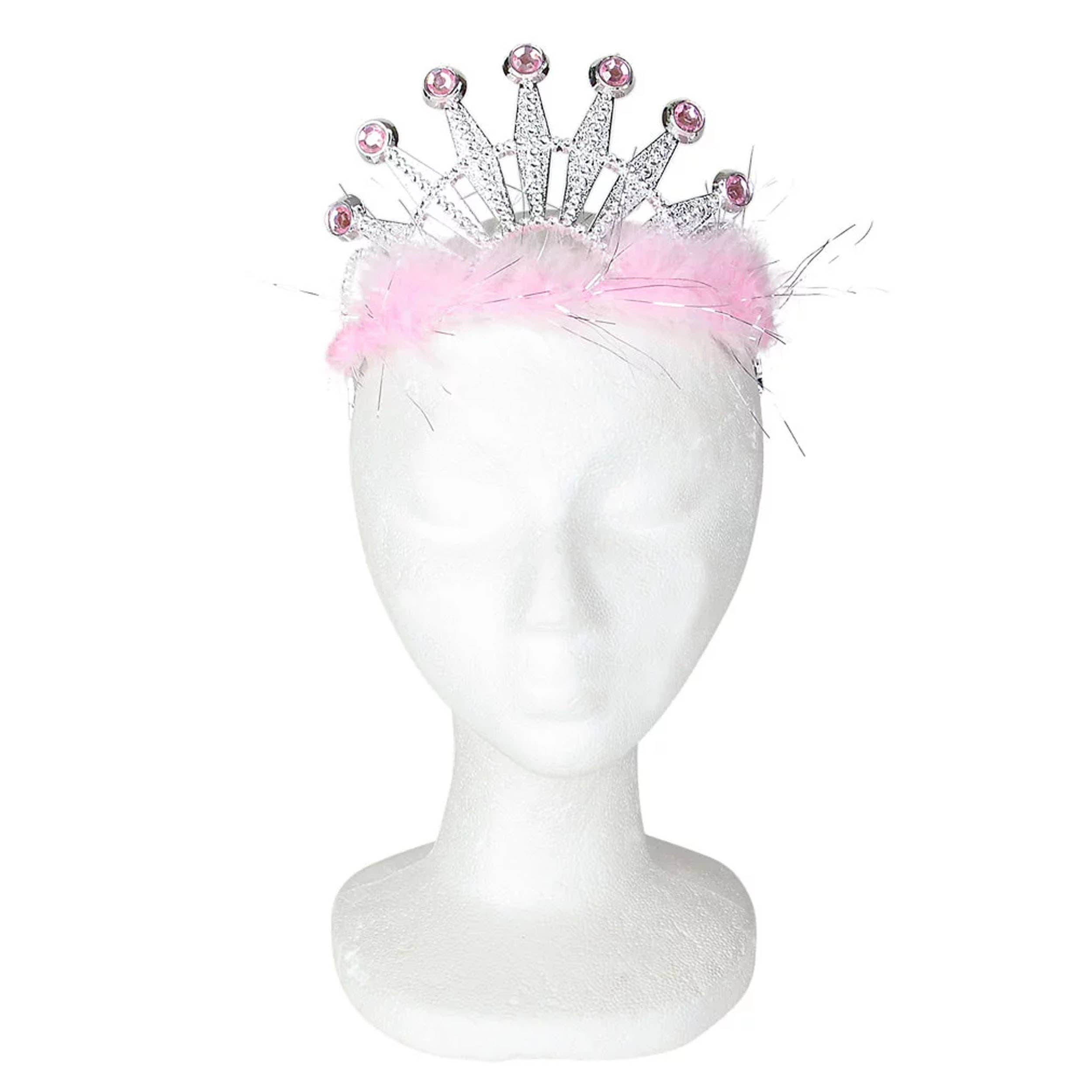 Pagdee Kids Juniors – Tiara - Criança por atacado – Coroa de Plumas de Princesa para Decoração de Férias - Sortido3