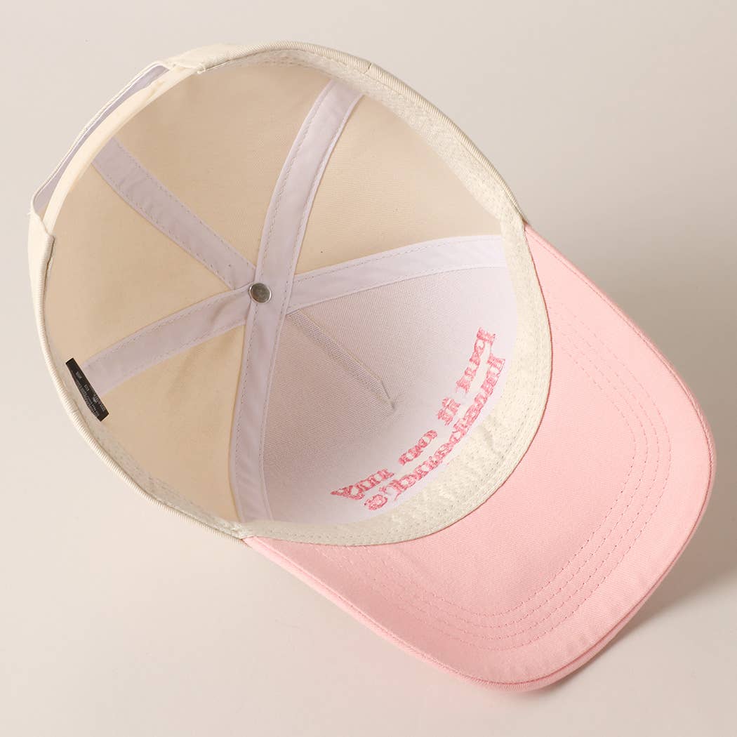 Fashion City - Wholesale Baseball Cap - Women's - put it on my husband's tab Embroidery Canvas Cap12