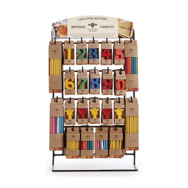 Big Dipper Wax Works - Wholesale Retailer Display - Home & Living - Beeswax Candle Display Racks – 5 Styles Available5
