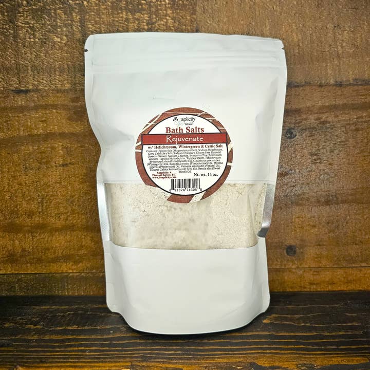 Rejuvenate Bath Salts for wholesale by Soaplicity