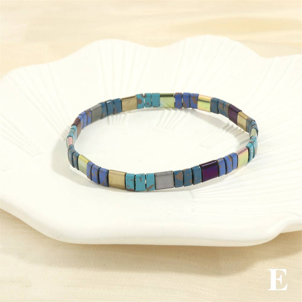 Mio Queena – Engroshandel Perlearmbånd – 5 mm TILA perle armbånd med elastik - BJ19