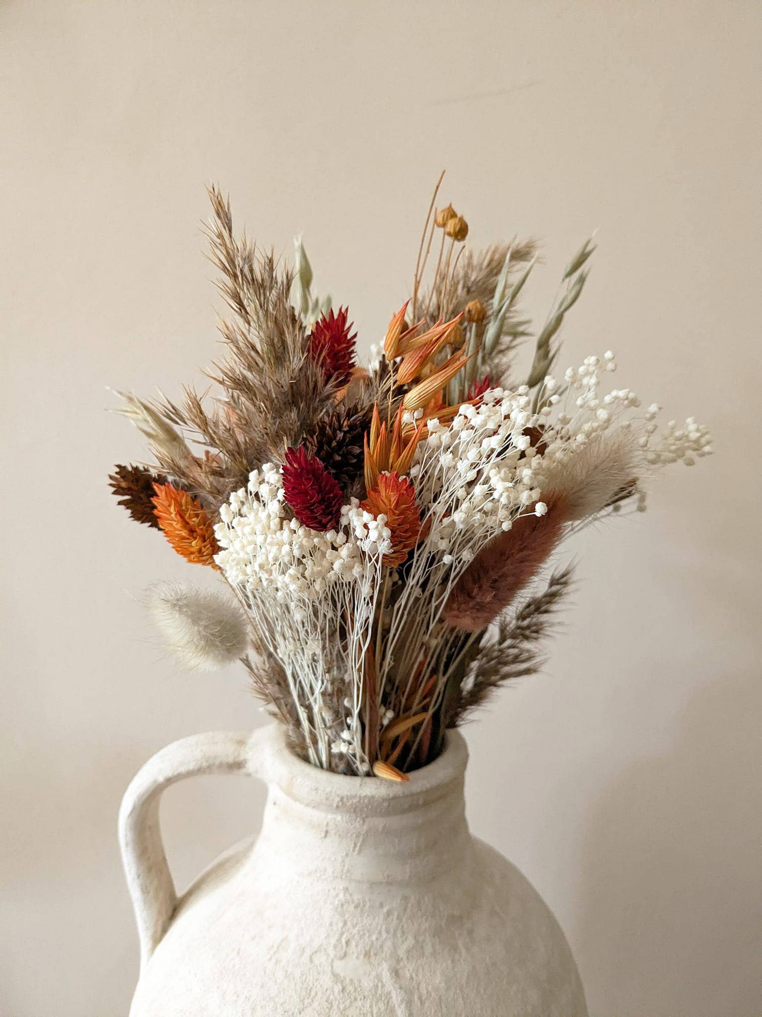 Maison Oline - Wholesale Dried/Pressed Flowers - CANNELLE | The bouquet of dried flowers in warm colors2