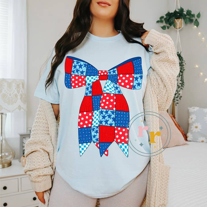 Fourth Coquette American Graphic T-shirt for wholesale by Rebellious Rose LLC