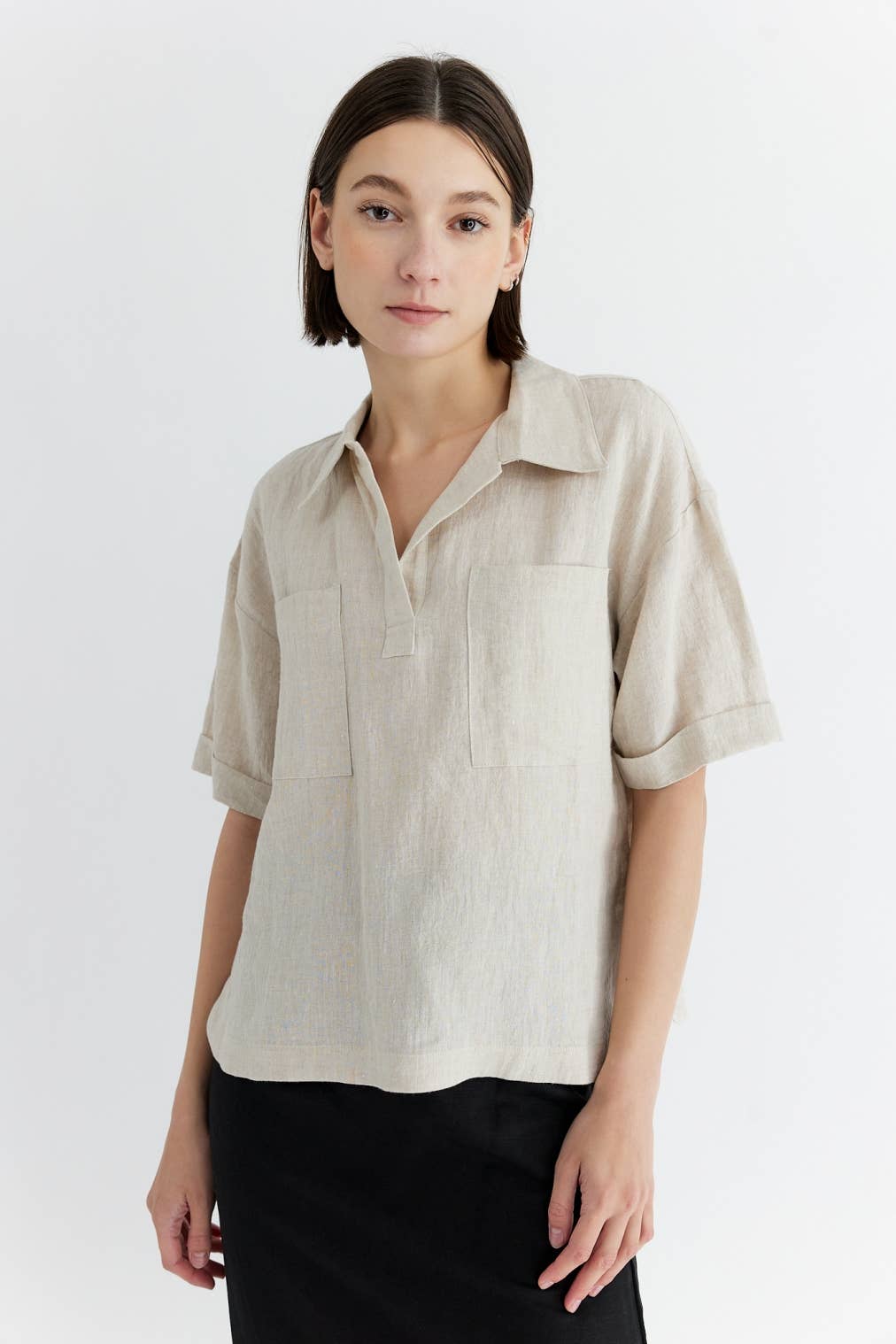 MOD REF - Wholesale Button Down Shirt - Women's - The Cal Top16