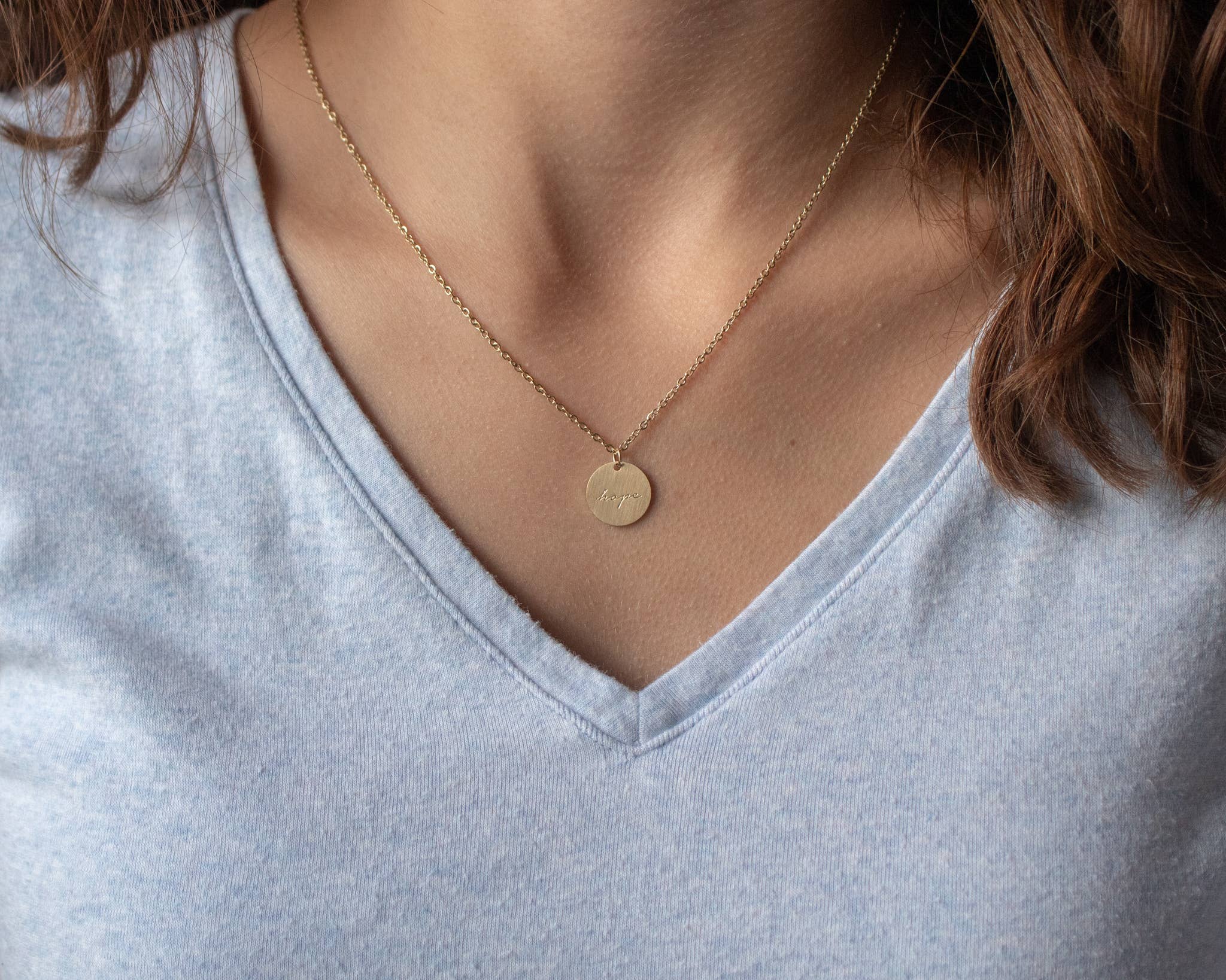 The Vintage Sparrow - Wholesale Pendant/Charm Necklace - Hope Pendant11