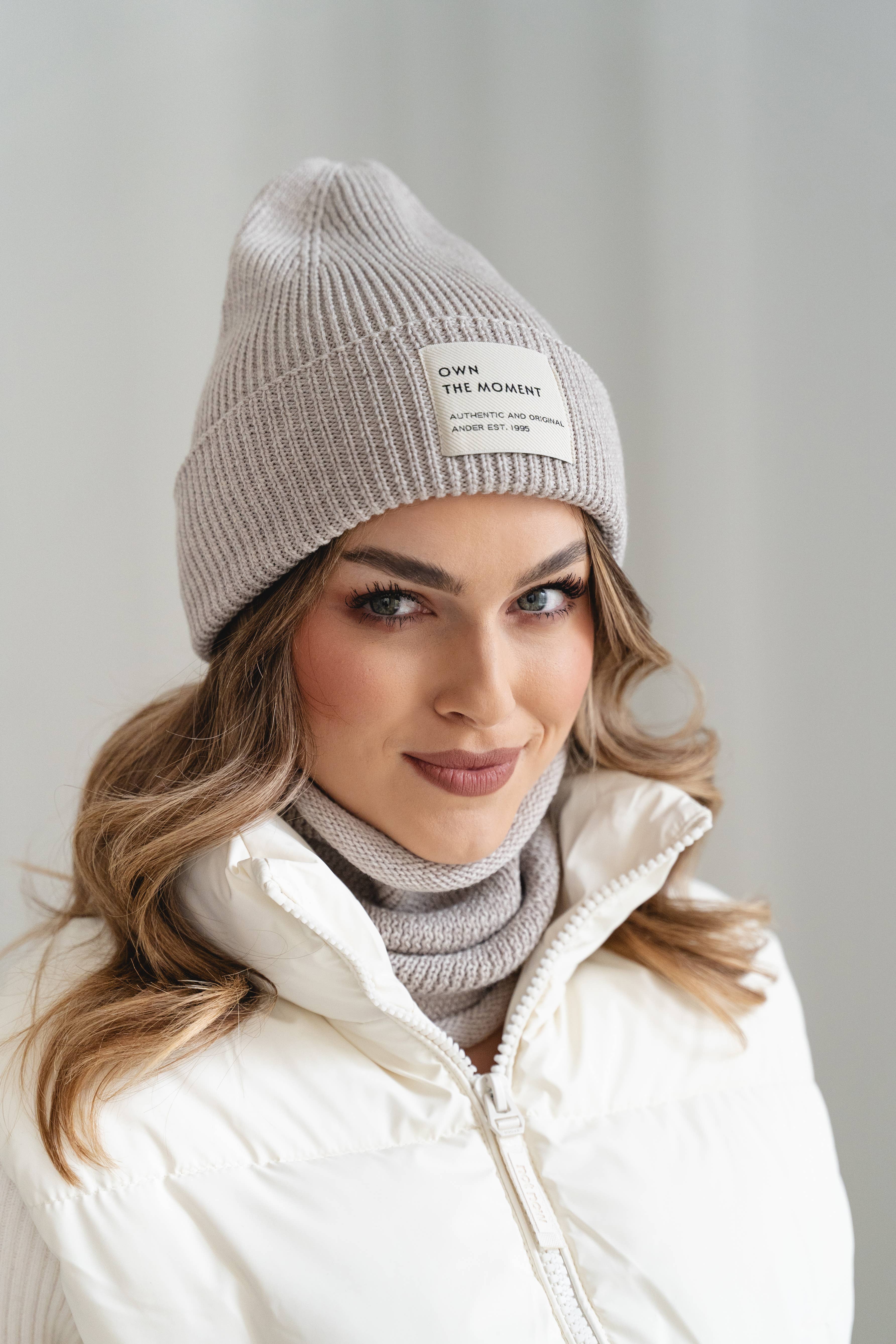 Ander - Wholesale Beanie - Women's - New Brigid 100%  Merino Wool set! Beanie + snood made in PL5
