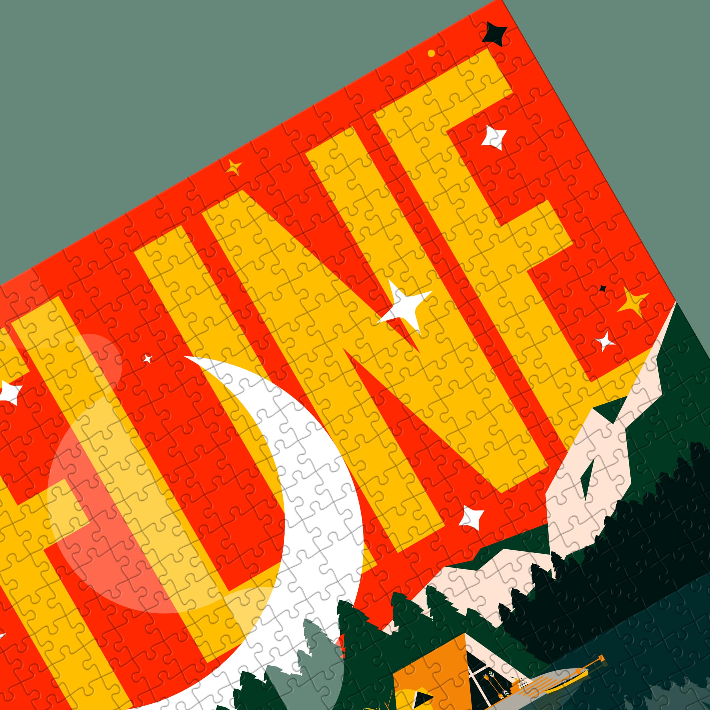 Piece & Love – wholesale Pussel - Vuxen – SPACE - pussel med 1000 bitar - offline3