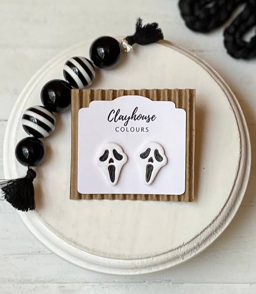 Clayhouse Colours - Wholesale Dangle Earrings - Scary Season Clay Earrings | Halloween Earrings6