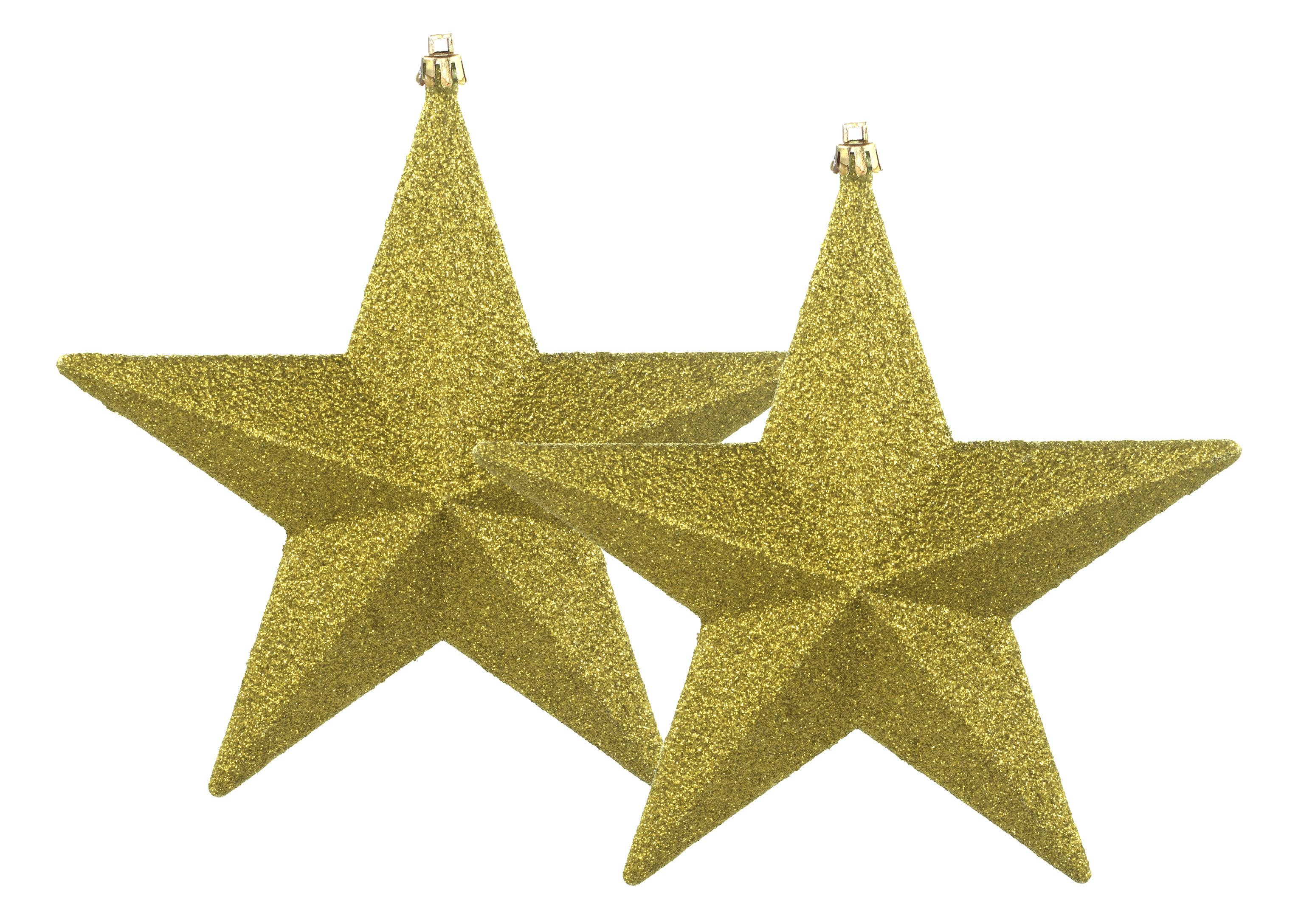 Winterland Inc. - Wholesale Ornament - Gold Glitter 7.8" Star0