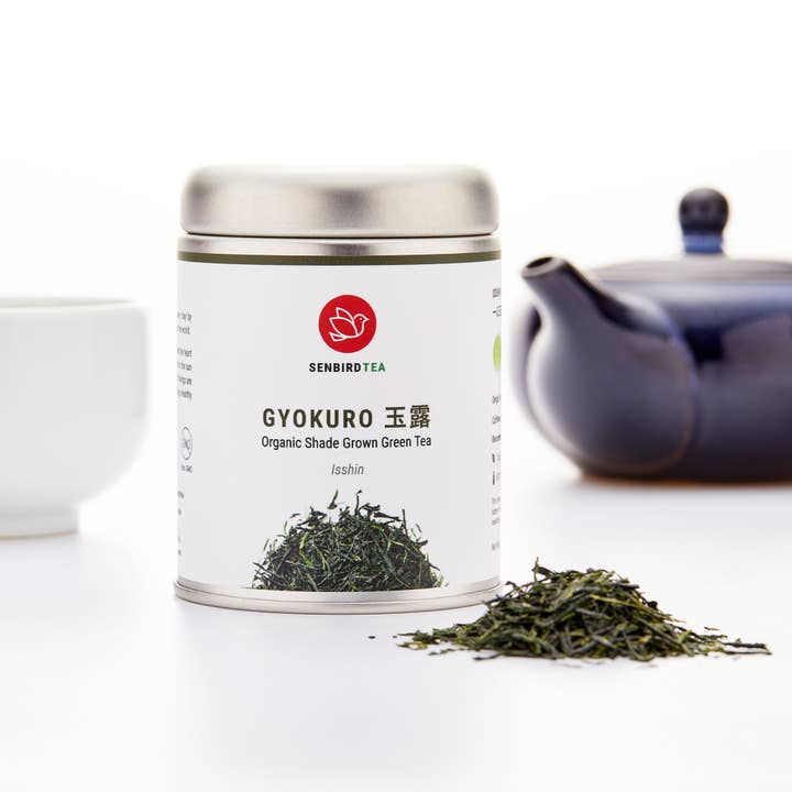 Senbird Tea - Vente Thé en vrac - Gyokuro Isshin - Thé Vert Japonais Cultivé à l'Ombre | 50g5