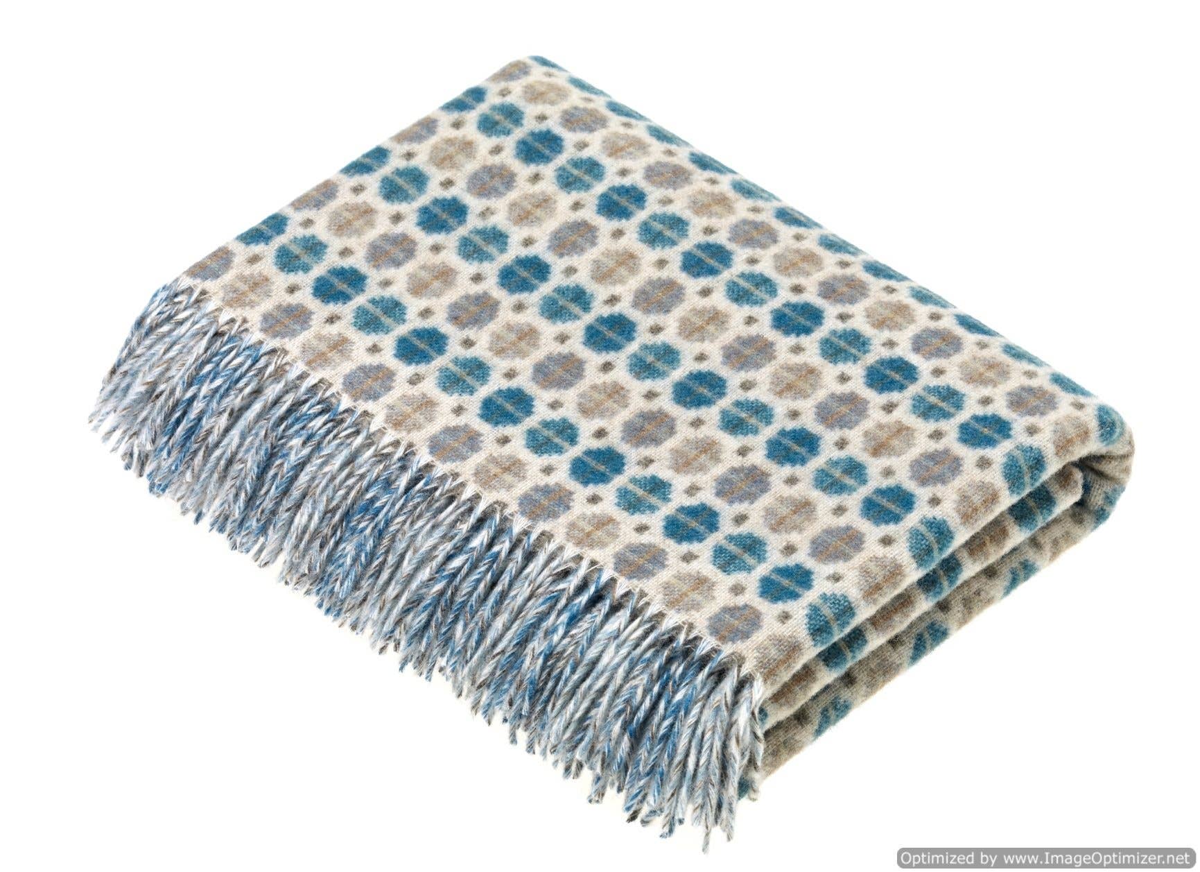 Bronte Moon – Engroshandel Tæppe – Merino Lambswool Throw Blanket Milan Range, Fremstillet i England13