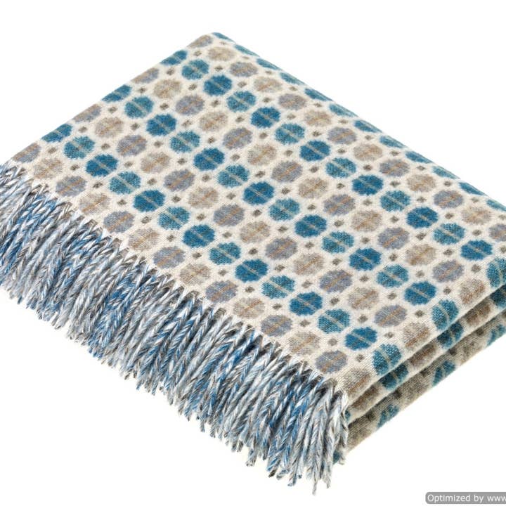 Bronte Moon – Engroshandel Tæppe – Merino Lambswool Throw Blanket Milan Range, Fremstillet i England13