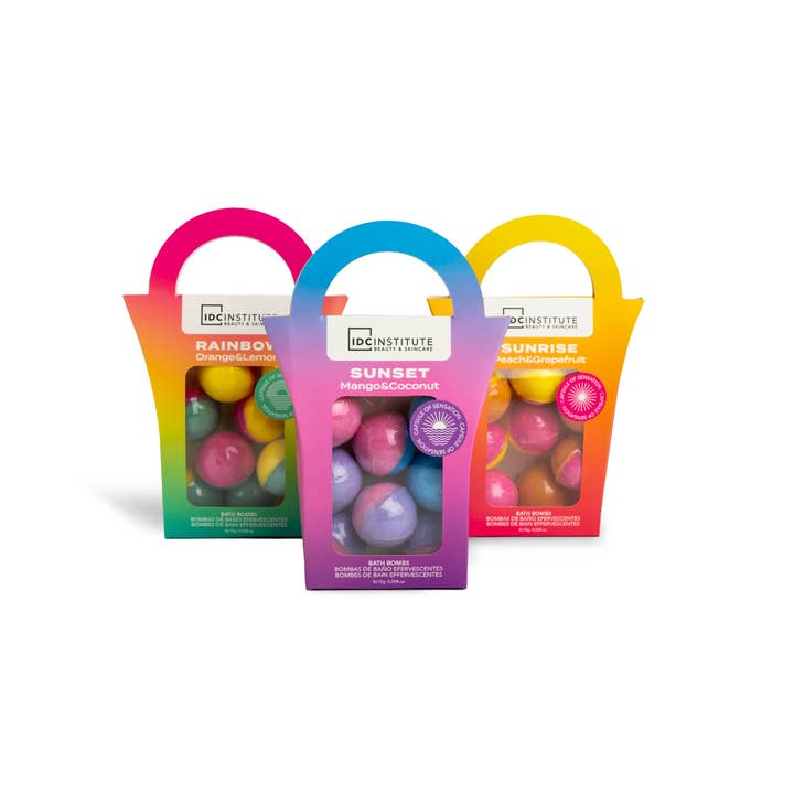 Borsa per bombe da bagno Idc Institute Cocktail 8 x 15G per la vendita all'ingrosso da parte di Aquarius Cosmetic SLU