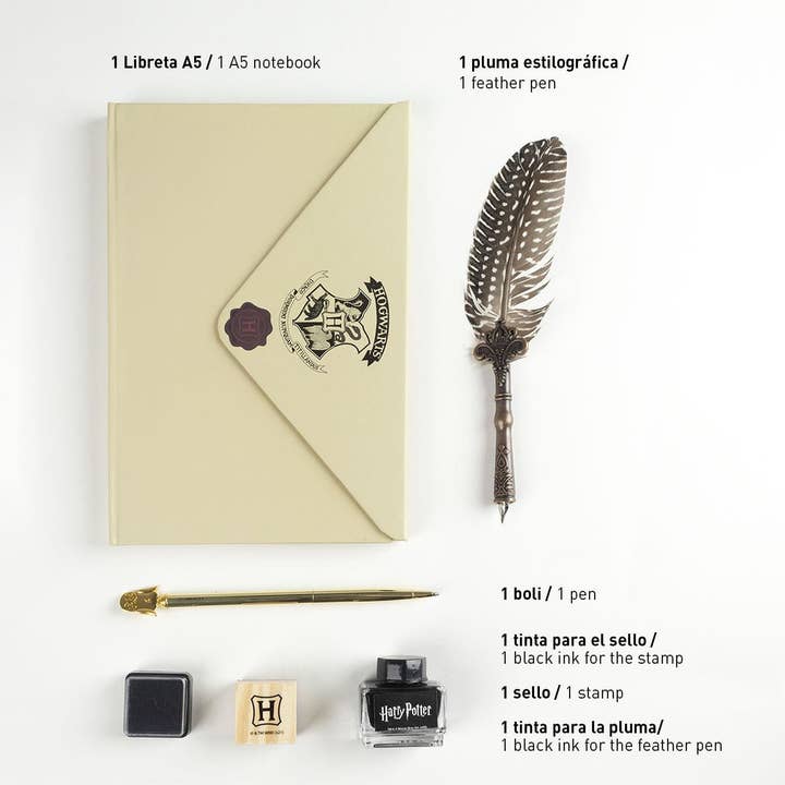 Mastoys, S.L. - Wholesale Stationery/Notecard Set - HARRY POTTER CALLIGRAPHY STATIONERY SET - 21000036621