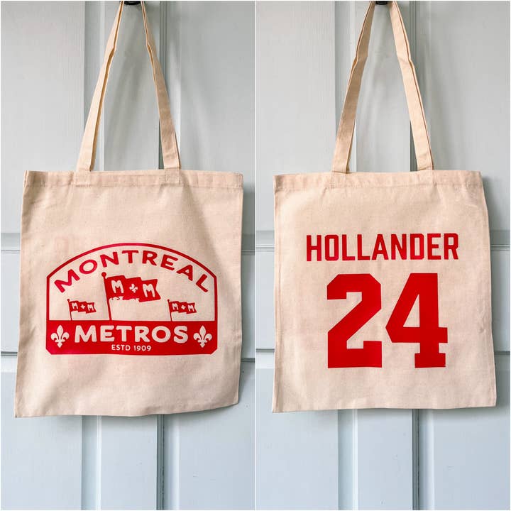 Hollander Jersey - Heated Rivalry Canvas Tote Bag for wholesale by Love Her Work