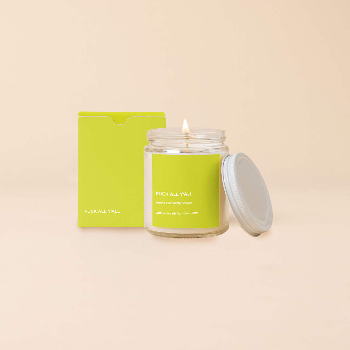 Talking Out of Turn – wholesale Jar/filled candle – Candle Jar w/Lid - Life3