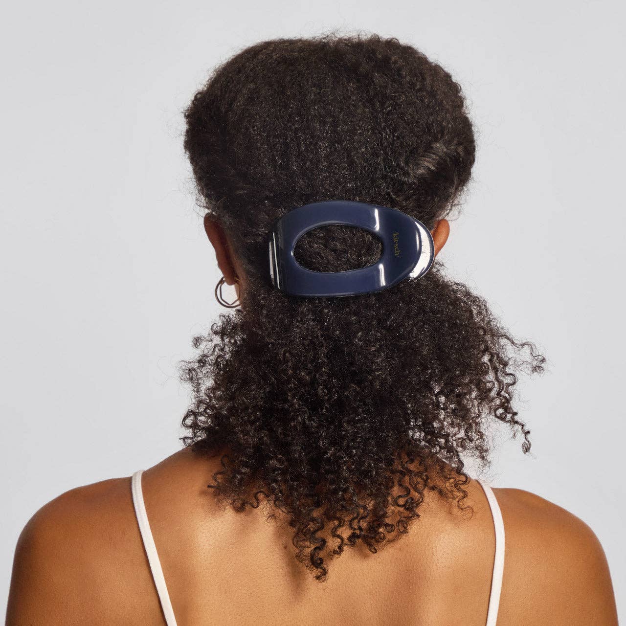 KITSCH - Wholesale Hair Clip - Women's - Recycled Plastic Large Flat Cloud Clip - Blue Orchid2