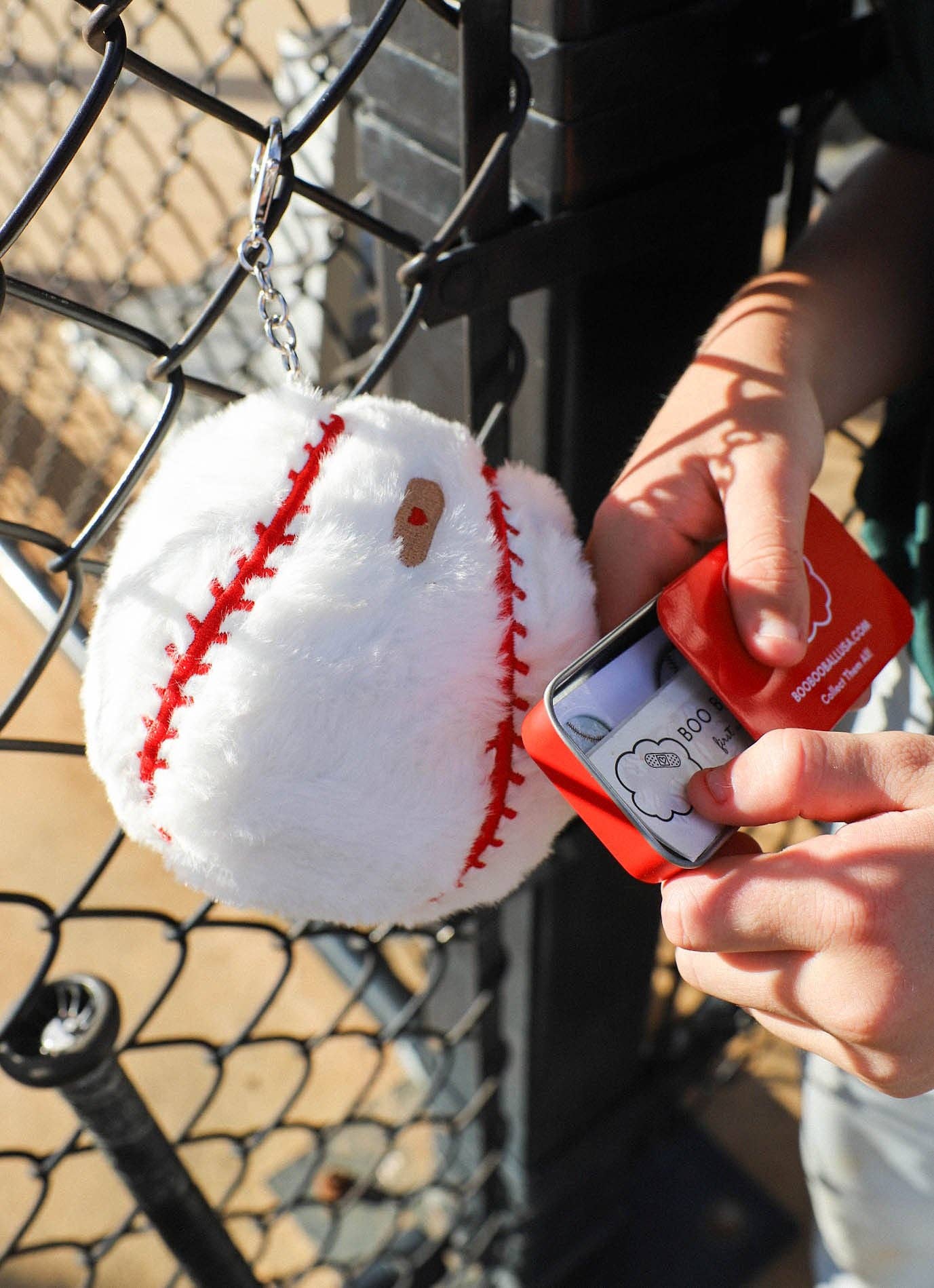 Boo Boo Ball USA - Wholesale First Aid Kit - Boo-Boo Keychain BASEBALL2