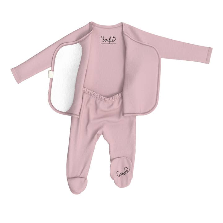 Bonsie Skin to Skin Babywear - Wholesale Bodysuit (Footed) - Baby - Footie - Peony6