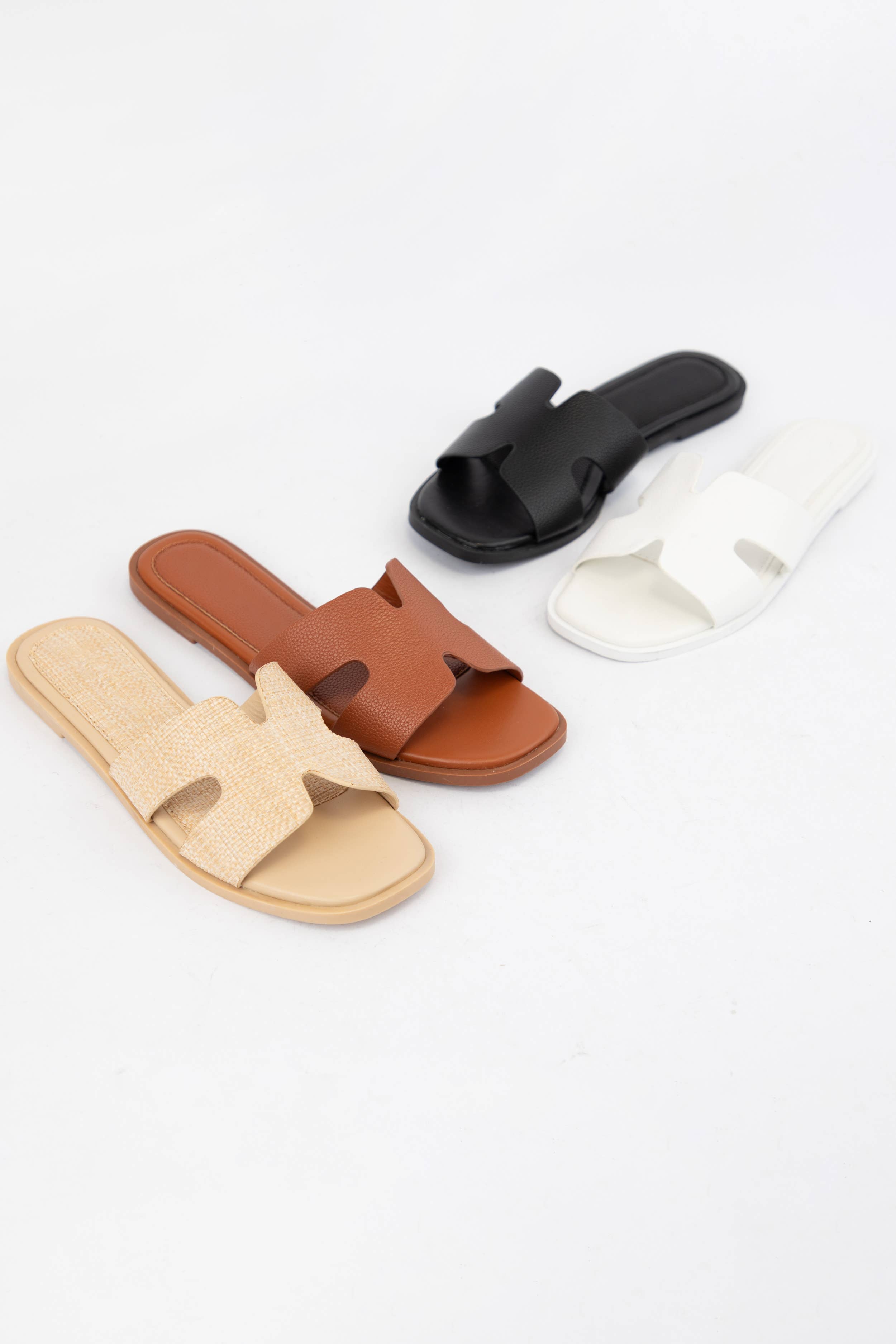 CCOCCI - Wholesale Sandals - Women's - LUKE-01A BEST SELLING X SHAPE CUT-OUT UPPER SANDAL7