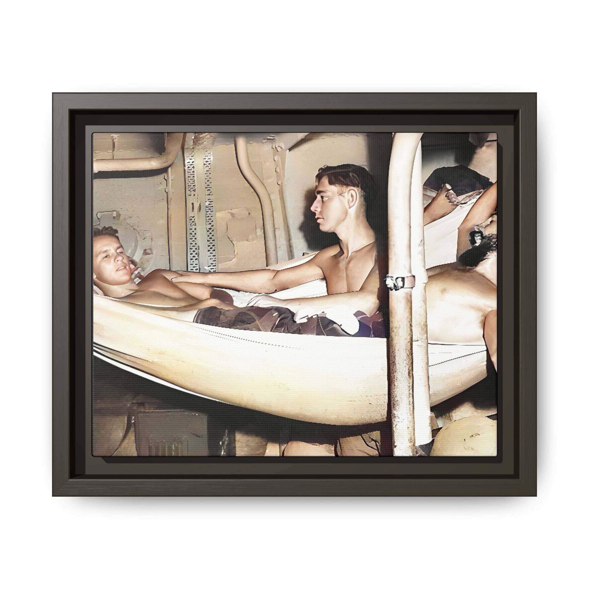 Walt & Pete - Wholesale Photograph - hommes 004 | Framed Vintage Photo - Matte Canvas1