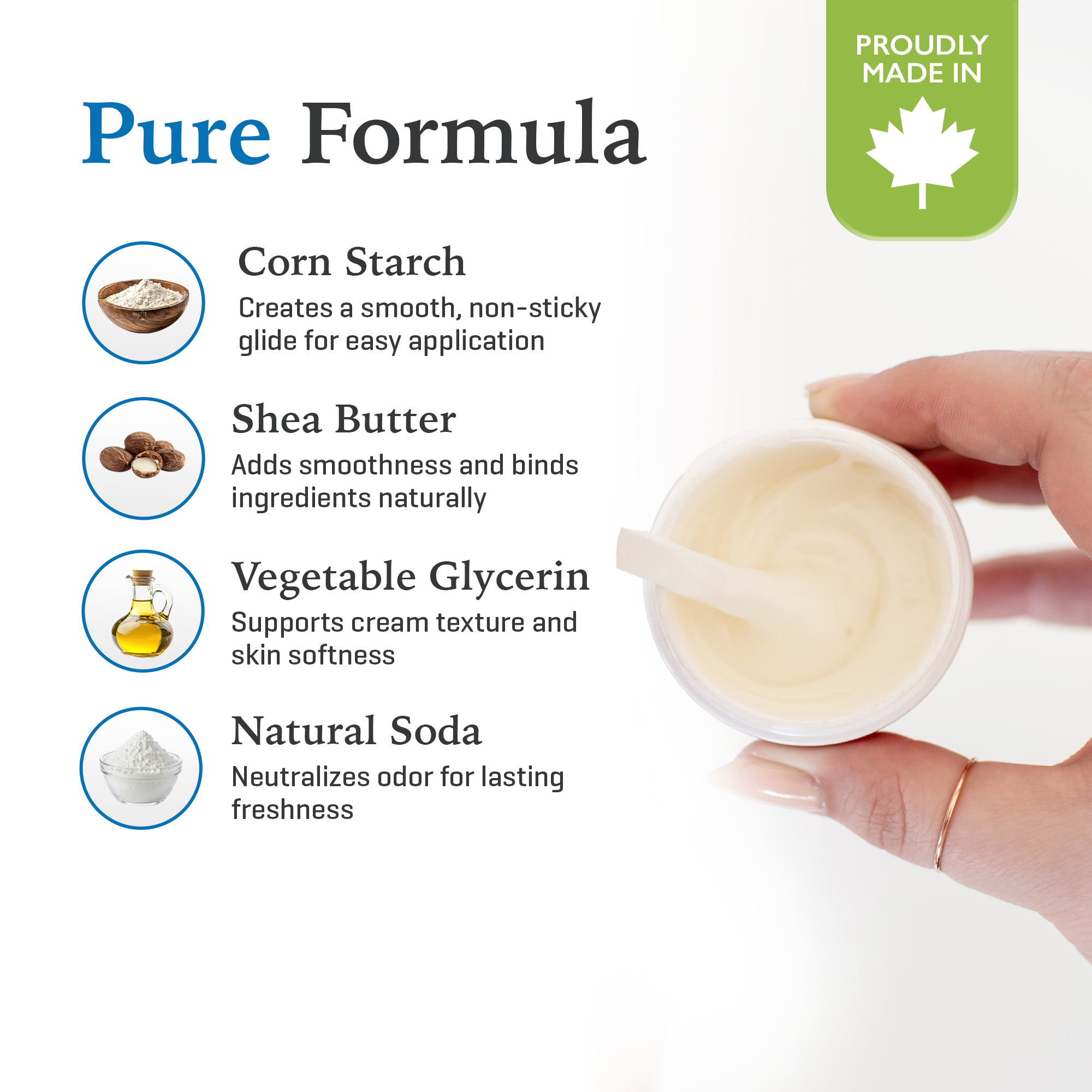 Purelygreat Natural Deodorants - Wholesale Deodorant - Unisex - Purelygreat Cream Deodorant - Unscented2