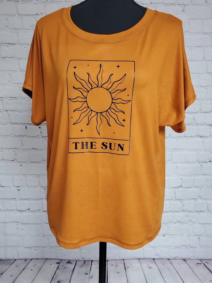 Altered Star Co. - Wholesale Screen Printed T-Shirt - Women's - Sun Tarot Zen Tee
