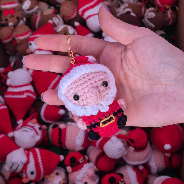 despinacrafting - Wholesale Keychain - Women's - Handmade Christmas Keychains β Crochet Holiday Collection