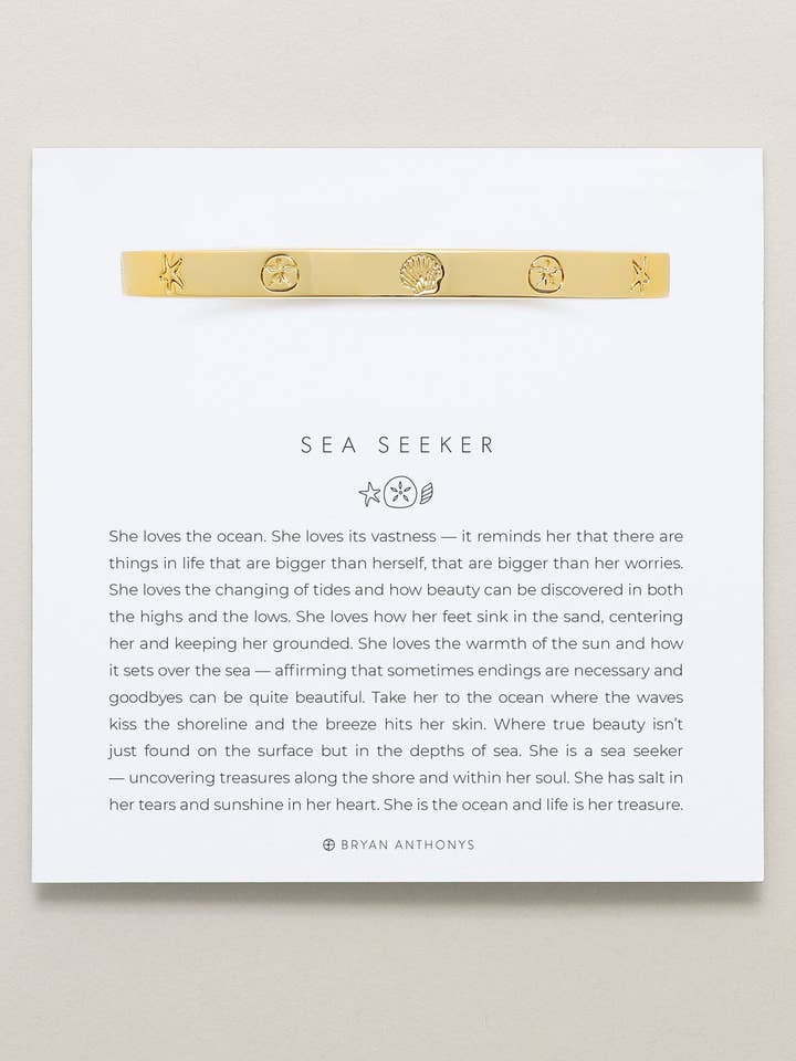 Sea Seeker Hinged Bracelet for wholesale by Bryan Anthonys