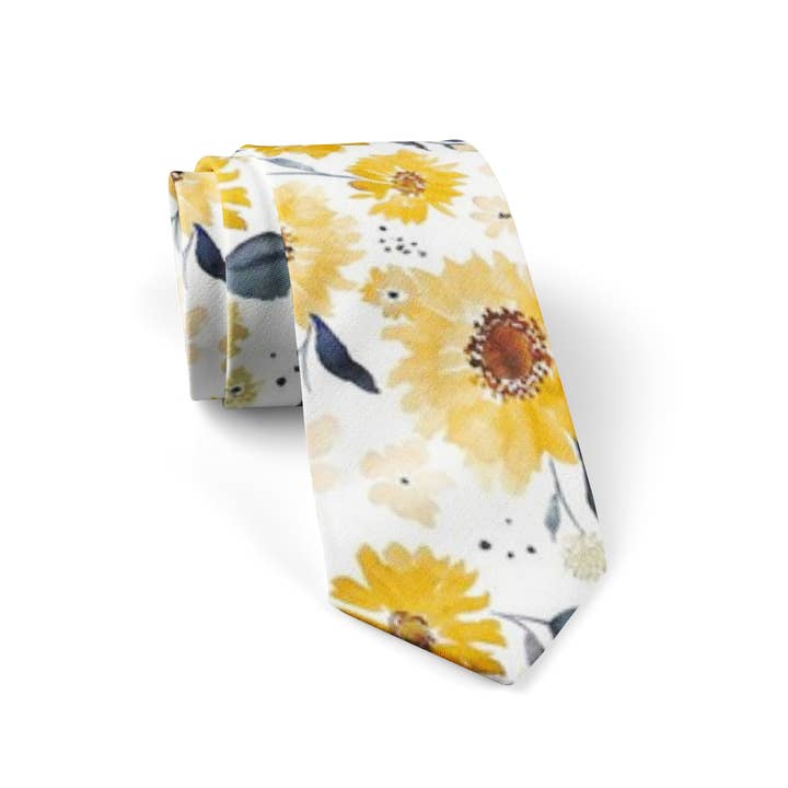 Birch Craft & Co. – Engroshandel Slips - Herre – The 'Otis' slips/solsikke gul blomster slips