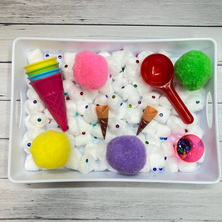 Curious Learning and Sensory - Wholesale Toy set – Kids - Ice Cream Sensory Bin, Sensory Bins Kids, Ice Cream Sensory1