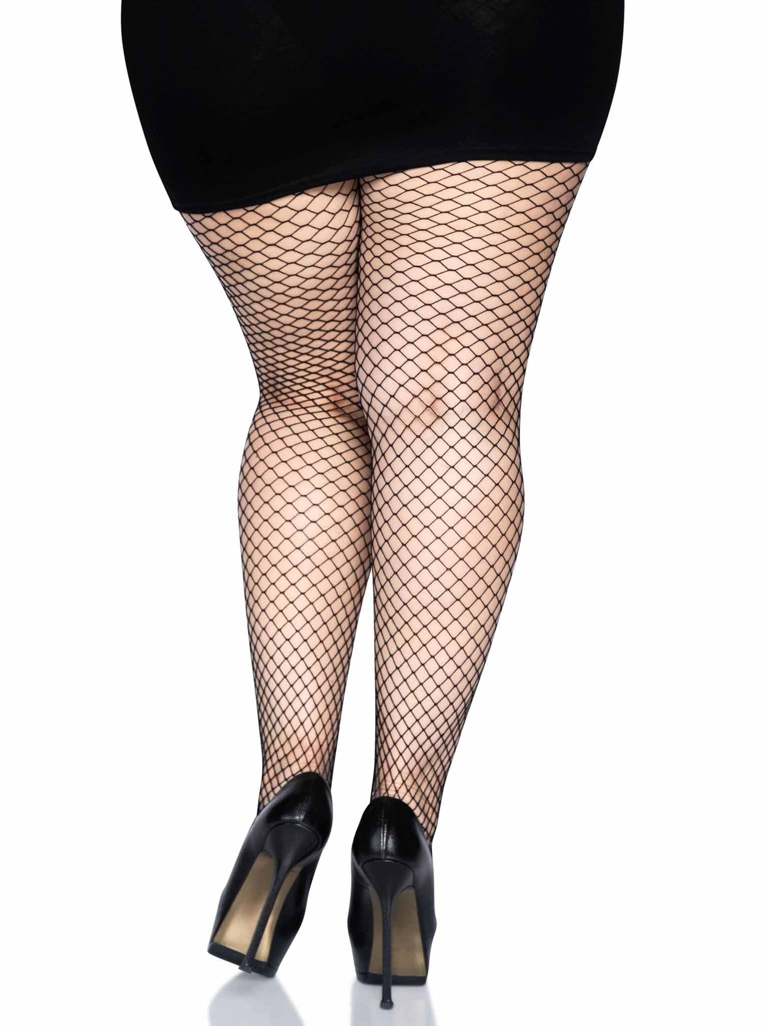 Leg Avenue - Wholesale Tights - Women's - Plus Gaia Spandex Net Industrial Tights14