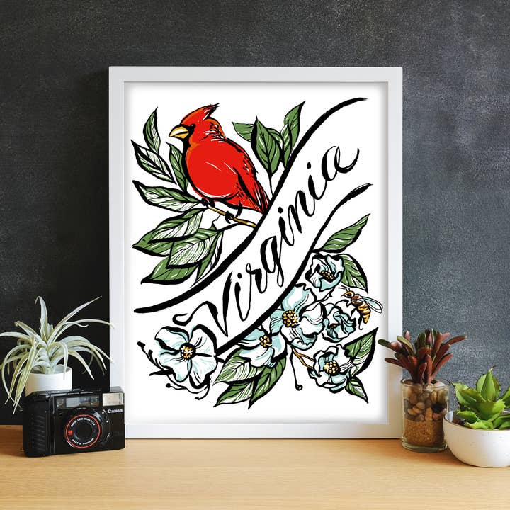Flourish Creative - Wholesale Art Print - The Old Dominion Art Print | Virginia