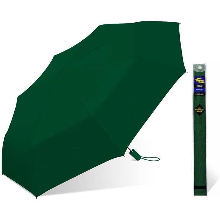 Chaby International - Wholesale Umbrella - Unisex - 42" Automatic Folding Rain Umbrellas - Assorted Solid Colors