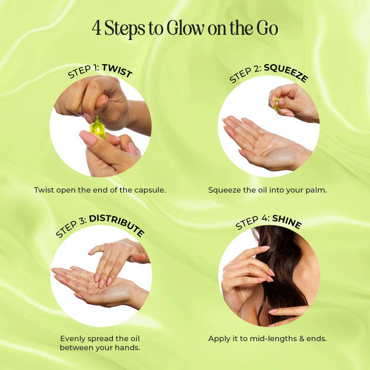 INH Hair - Wholesale Hair Oil - Gloss Gems | hair oil treatment capsules9