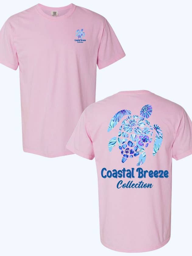 Floral Sea Turtles for wholesale by Coastal Breeze Tees