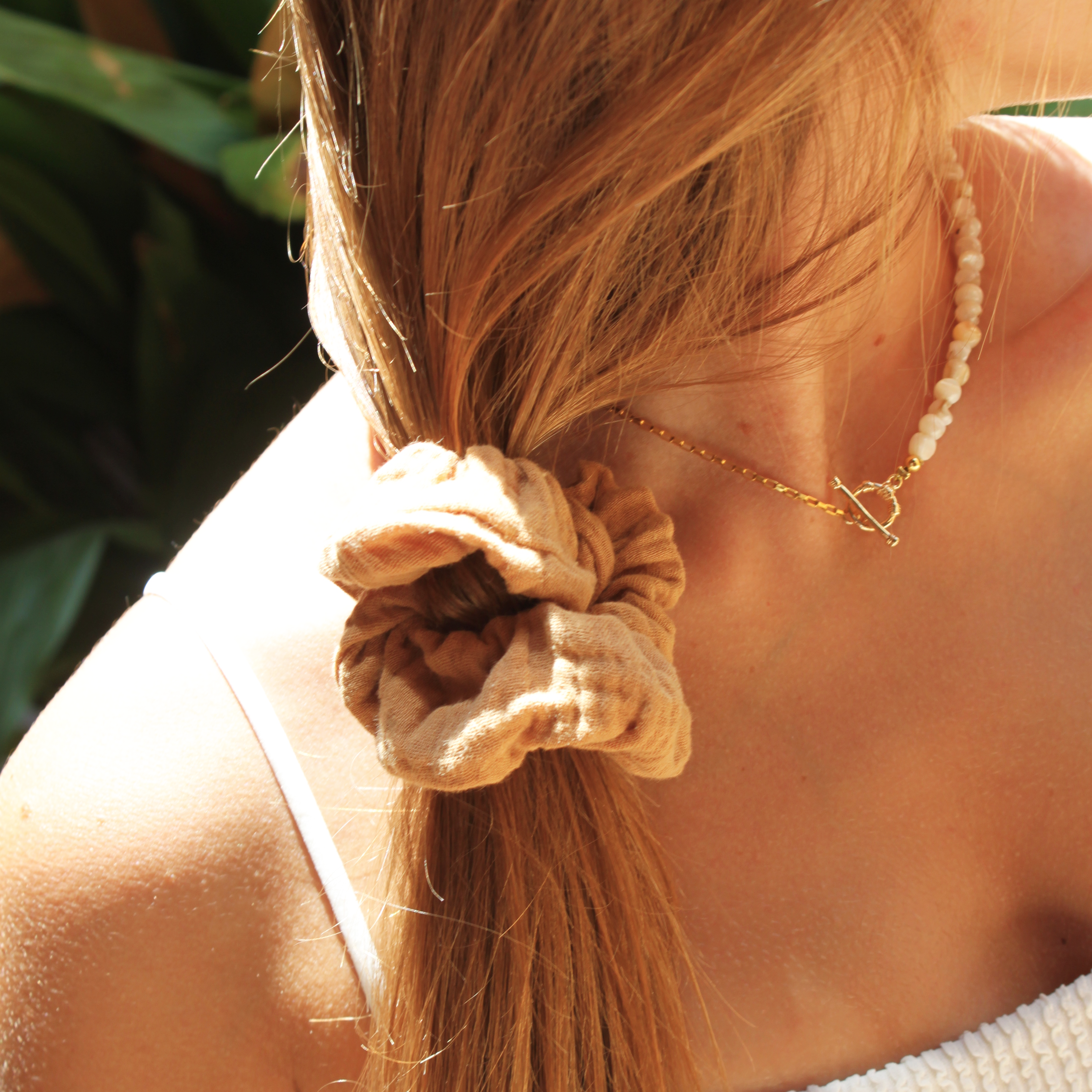 Pompons et Coquillages - Wholesale Scrunchie - Women's - Cotton gauze scrunchie2