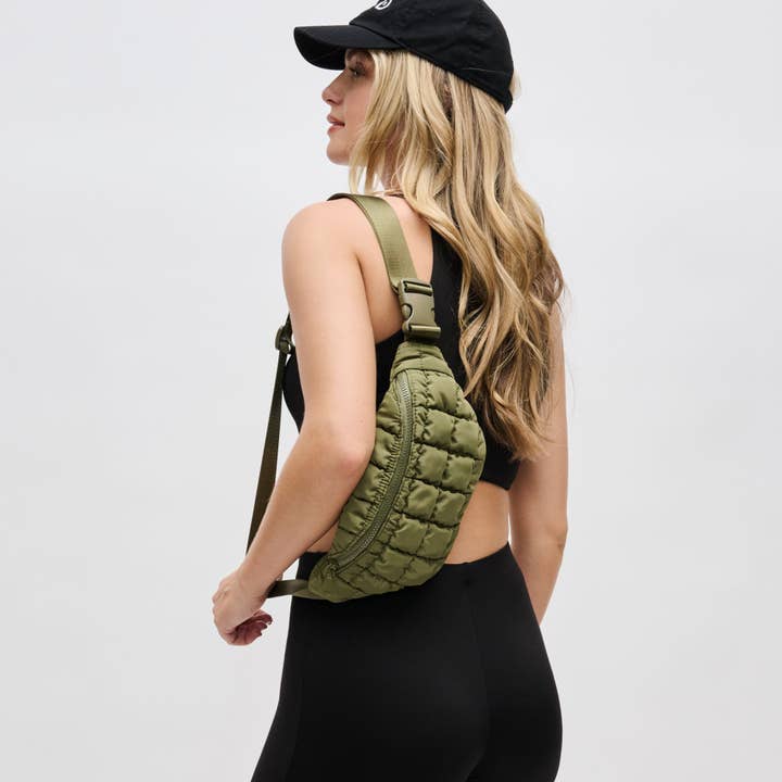 Sol and Selene – wholesale Belt bag – Women’s – Resurgence Quilted Puffer Nylon Belt Bag8