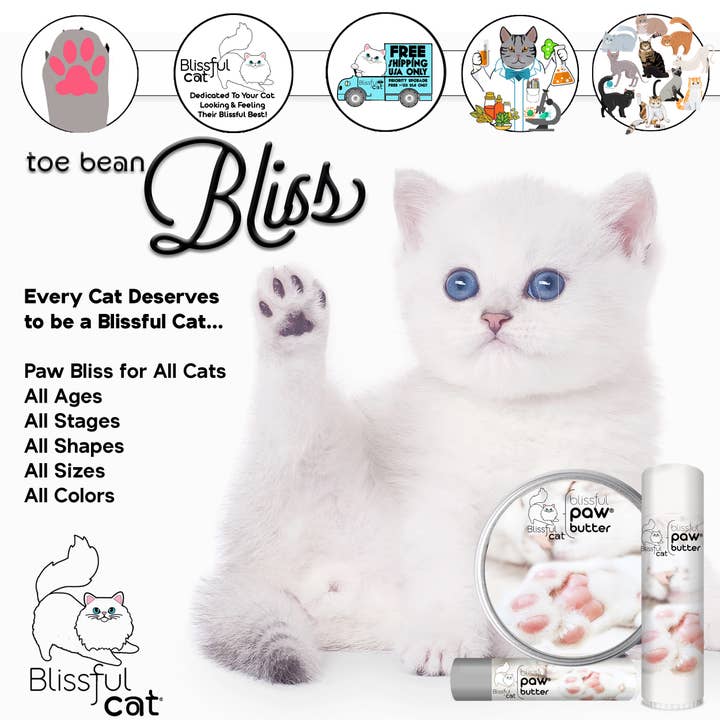 The Blissful Dog - Wholesale Pet Paw Protection - The Blissful Cat Paw Butter9