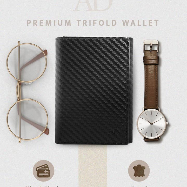 Access Denied Accessories - Wholesale Wallet - Men's - Trifold Wallets for Men Slim RFID Blocking Wallet Gifts Man6