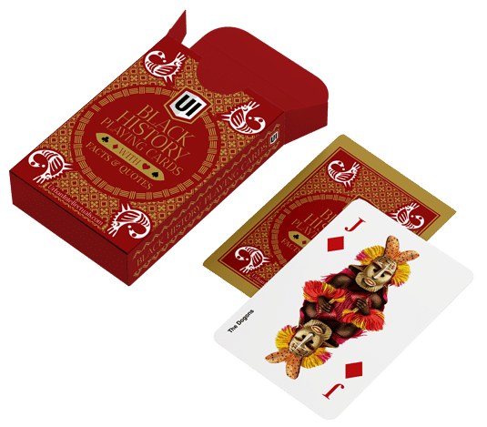 Urban Intellectuals, Inc - Wholesale Playing Cards - Black History Playing Cards w/ custom illustrations & facts14
