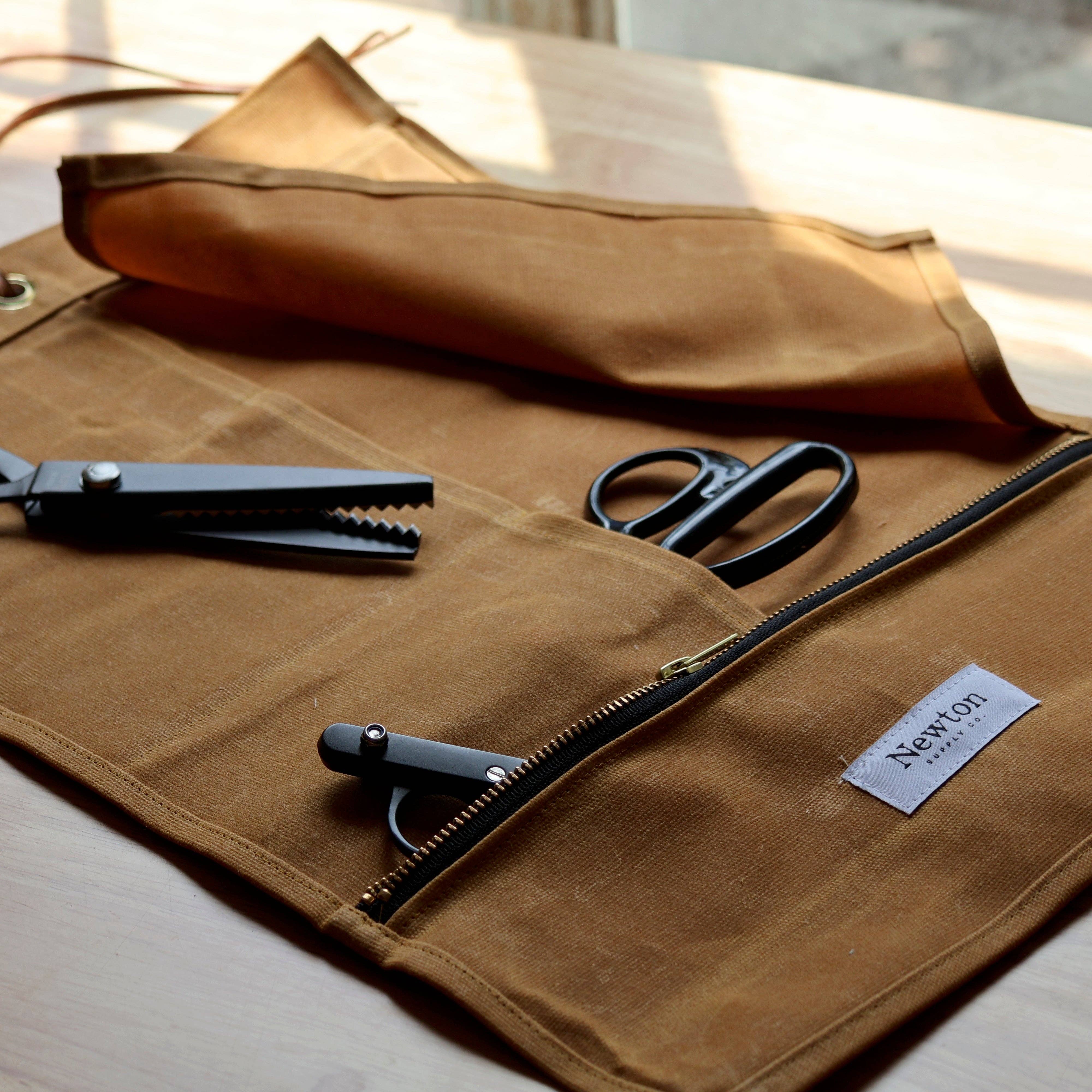 Newton Supply Co - Wholesale Luggage - waxed canvas tool roll7