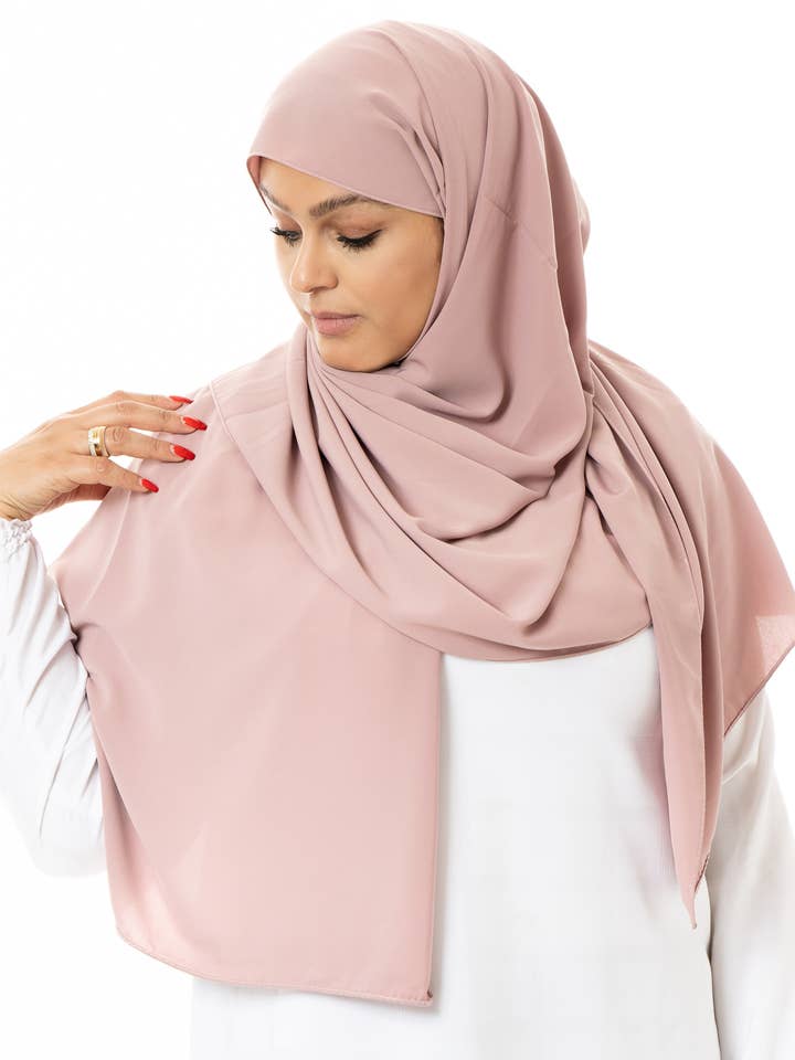 Hijab Medina zijde ME 022 lichtroze voor wholesale door Sultana.R
