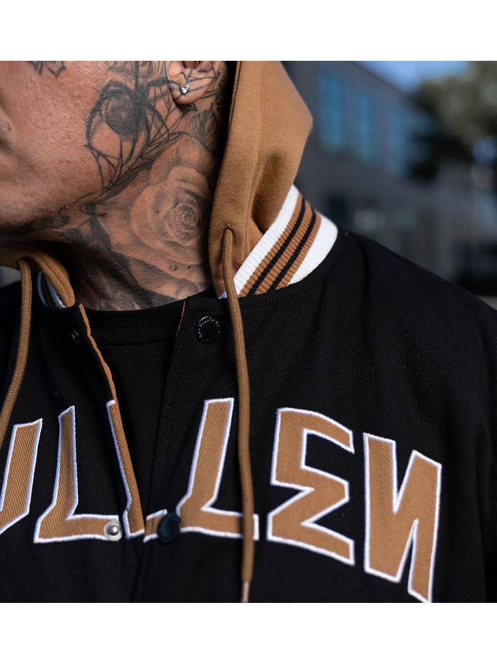 BLACK Strong Arm - Reversible Hooded Jacket for wholesale on Faire10