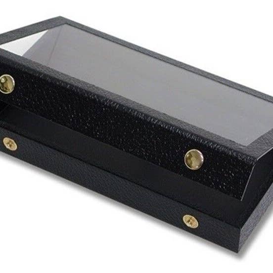 Étui de rangement pour présentoir à bijoux avec couvercle en acrylique, 2 « H pour la vente par Zakka