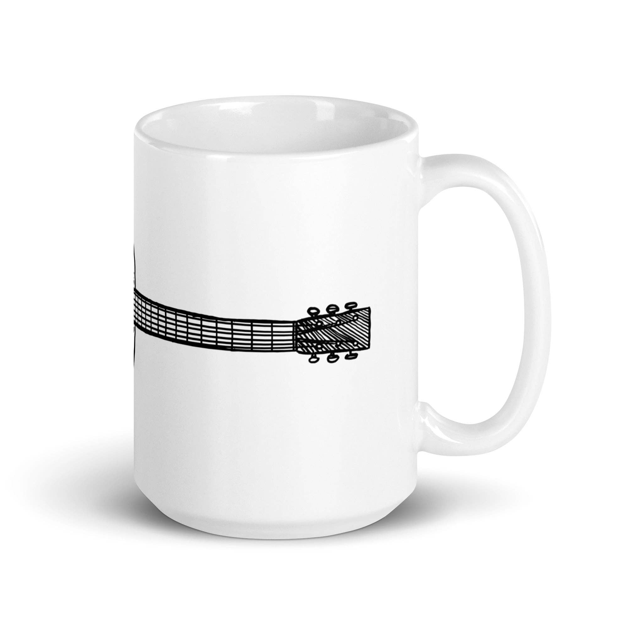 Bellavance Ink - Wholesale Coffee Mug - Coffee Mug With A Vintage Acoustic Guitar5